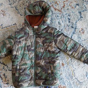 Boys 5T camo/burnt orange coat - Cat & Jack